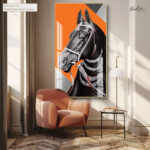 Orange Regalia Acrylic Wall Art - Image 4