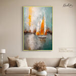 Dreamy sailboat canvas Art - Image 5