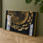 Golden Swirl Acrylic Wall Art - Image 5