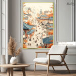 Tang Dynasty Street Canvas wall Art - Image 11