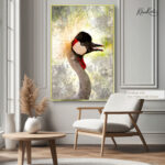 Regal Crowned Crane Canvas art - Image 5