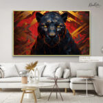 Faceted Panther Canvas art - Image 5