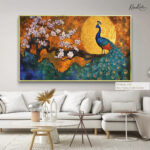 Moonlit Peacock Canvas art - Image 5