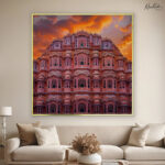 Mahal Sunset Drama Canvas Wall art - Image 5