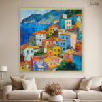 Cinque Terre Palette Canvas Wall art - Image 5