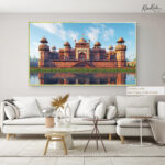 Red Fort Reflection Canvas art - Image 5
