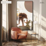 Tribal Geometry Acrylic Wall Art - Image 5