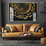 Golden Swirl Acrylic Wall Art - Image 6