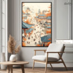 Tang Dynasty Street Canvas wall Art - Image 10
