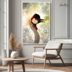 Regal Crowned Crane Canvas art - Image 6
