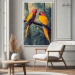 Scarlet Macaws Canvas art - Image 6