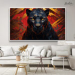Faceted Panther Canvas art - Image 6