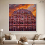 Mahal Sunset Drama Canvas Wall art - Image 7