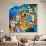 Cinque Terre Palette Canvas Wall art - Image 7