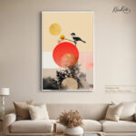 Bird on Blossoming Dawn canvas Art - Image 6
