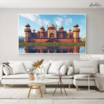 Red Fort Reflection Canvas art - Image 6