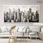 Tribal Harvest Glyph Canvas art - Image 6