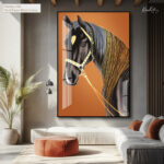 Golden Mane Acrylic Wall Art - Image 6