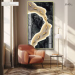 River of Gold Acrylic Wall Art - Image 6