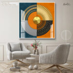 Art Deco Bloom Acrylic Wall Art - Image 9