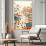 Tang Dynasty Street Canvas wall Art - Image 9