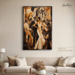 Bold Tango Couple Artwork canvas art - Image 7