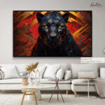 Faceted Panther Canvas art - Image 7