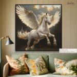 Majestic Winged Unicorn Canvas art - Image 7
