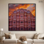 Mahal Sunset Drama Canvas Wall art - Image 6