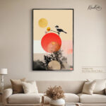 Bird on Blossoming Dawn canvas Art - Image 7
