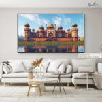 Red Fort Reflection Canvas art - Image 7