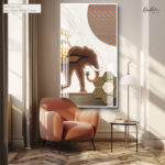 Tribal Geometry Acrylic Wall Art - Image 7