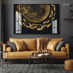 Golden Swirl Acrylic Wall Art - Image 8