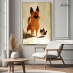 Playful Dog and Catl Canvas art - Image 8