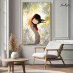 Regal Crowned Crane Canvas art - Image 8