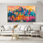 Citadel Sunset Jewel Canvas art - Image 8