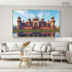 Red Fort Reflection Canvas art - Image 8
