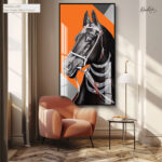 Orange Regalia Acrylic Wall Art - Image 8