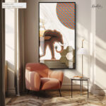 Tribal Geometry Acrylic Wall Art - Image 8