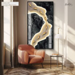 River of Gold Acrylic Wall Art - Image 7