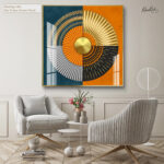 Art Deco Bloom Acrylic Wall Art - Image 8
