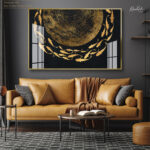 Golden Swirl Acrylic Wall Art - Image 9