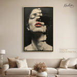 Dark Flame Elegance canvas Art - Image 9