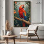 Pastel Parrot Canvas art - Image 9