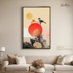 Bird on Blossoming Dawn canvas Art - Image 9