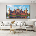 Red Fort Reflection Canvas art - Image 9