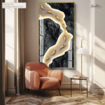 River of Gold Acrylic Wall Art - Image 9