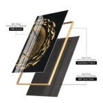 Golden Swirl Acrylic Wall Art - Image 11