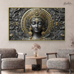 Onyx & Gold Divinity Canvas Art