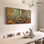 Dukh harta Ganesha Canvas Wall Art - Image 2